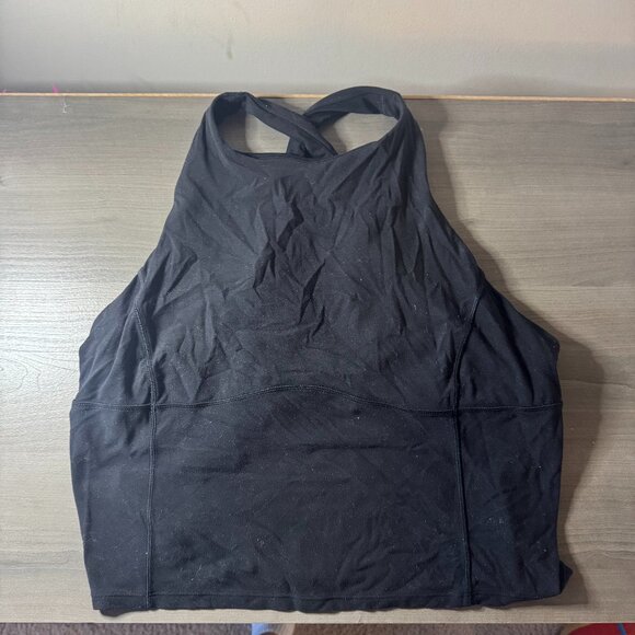 Lululemon high neck, cross back size 12 - Picture 1 of 3